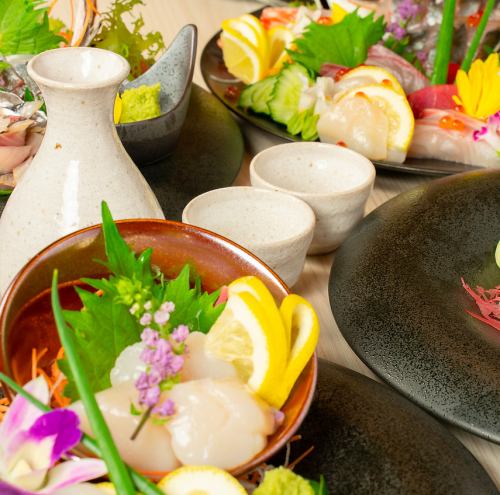 [Full of seasonal seafood] Enjoy nigiri, sashimi, and a la carte menus♪
