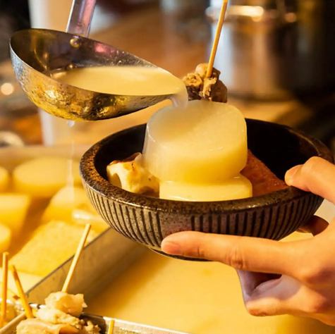 お通しおでんが500円で食べ放題！