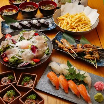 [Menoji Trial Course] 7 dishes in total♪ All-you-can-drink included for 3,000 yen!