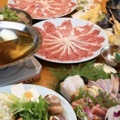 All-you-can-eat king crab, crab shabu-shabu, Japanese black beef shabu-shabu, and oden!
