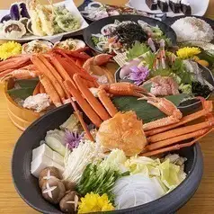 【标准】螃蟹和关东煮自助餐!另有居酒屋菜单可选!【雪蟹】