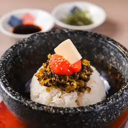 石焼明太高菜めし