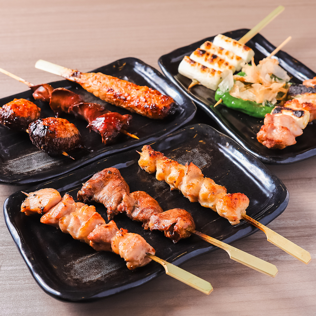 外は香ばしく中はジューシー♪肉厚な極上炭火焼き◎