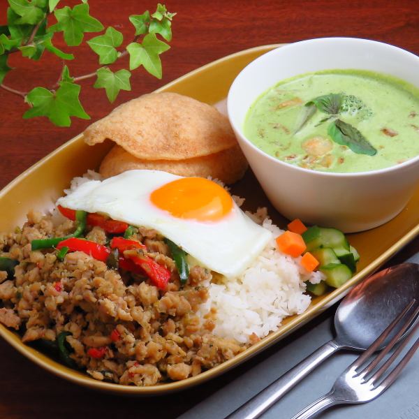 Gapao米飯和世界上最大的3湯的合作菜單♪