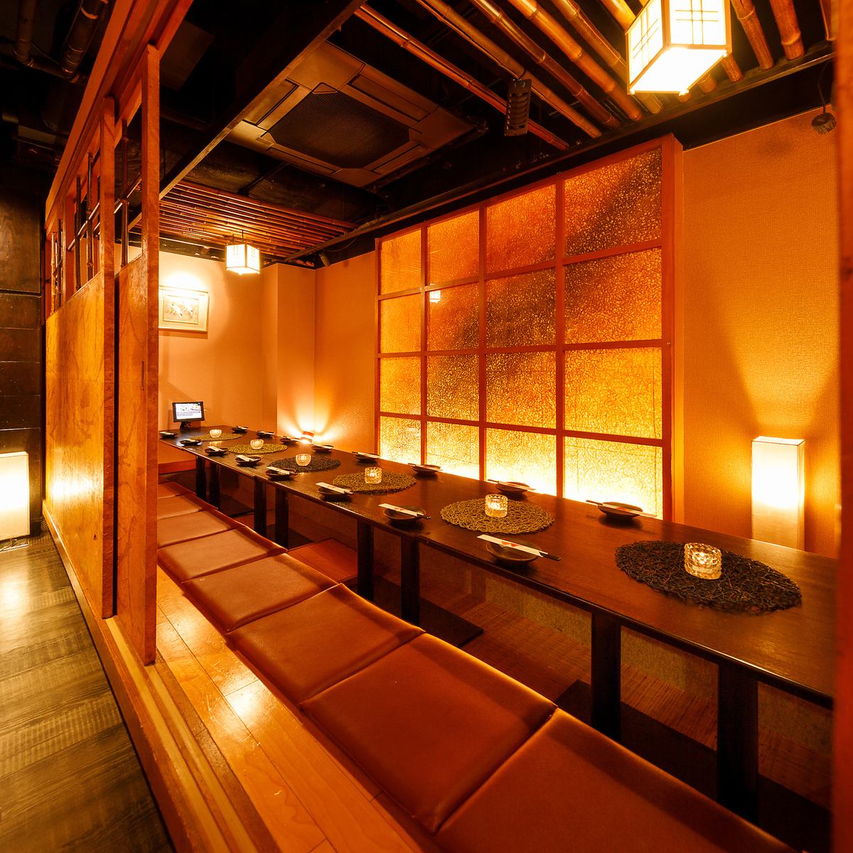 落ち着きの和個室で楽しめる！飲放3Hでゆったりとしたご宴会を♪