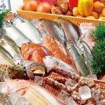 ♪享受市场上直接的新鲜鱼类和蔬菜___ ___ 0