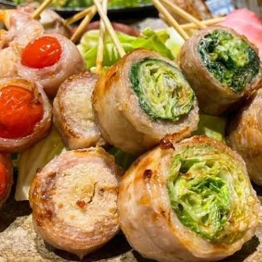 We are proud of our yakitori, which goes perfectly with alcohol.