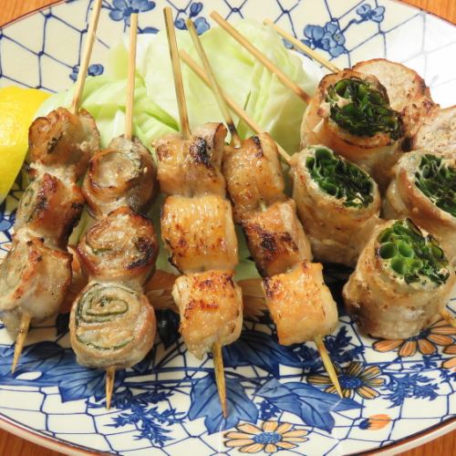 Yakitori made with the utmost care, from procurement to skewering.