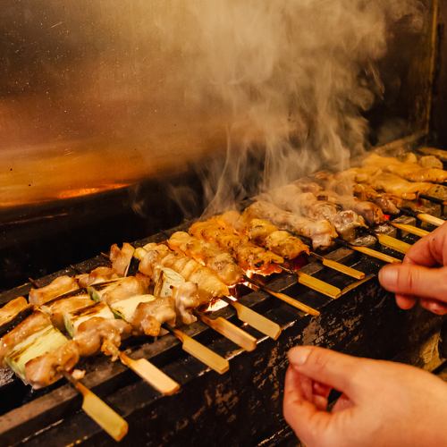 Binchotan charcoal carefully selected yakitori