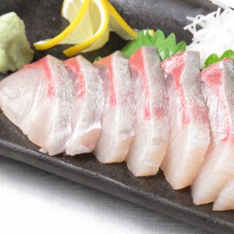 生鱼片分开/ mber鱼，鲑鱼，yellow鱼，条纹千斤顶，泰式，章鱼，Shimesaba