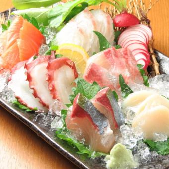 6 kinds of sashimi