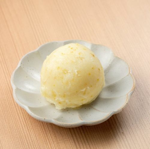 ゆずシャーベット