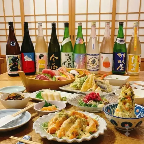 日本酒が進む絶品アラカルト!気取らず楽しむ旨い酒と自慢の料理