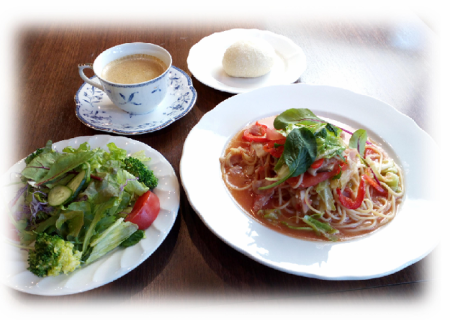 Pasta set/set with salad or soup