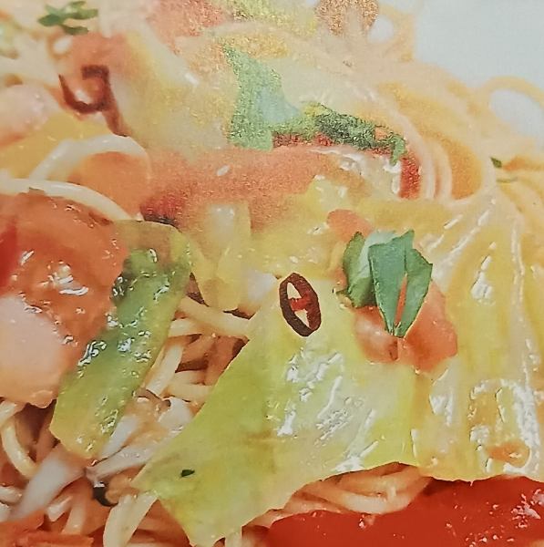 春キャベツのトマトスパゲティ