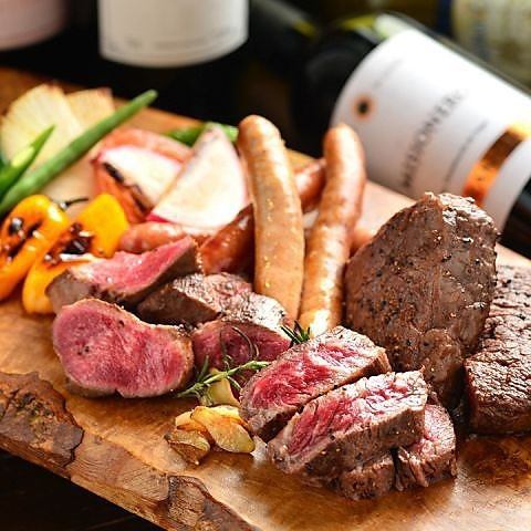 肉寿司&ステーキ&チーズフォンデュ食べ放題♪飲み放題もあり♪