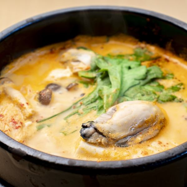 [Limited time offer] "Oyster cream sundubu jjigae" & "Curry sundubu jjigae"