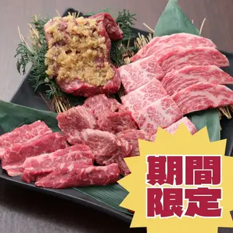 【秋の食欲全開!】焼肉食べ放題「プレミアム」コース4,500円(税込)