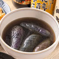 Simmered eggplant