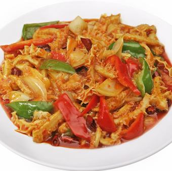 牛ハチノス炒め