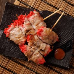 Red ginger skewers