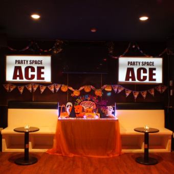 今年もハロウィン限定コースをご用意♪全8品とボリュームたっぷりの料理に加え、飲み放題は選べる3時間or4時間♪詳細はコースページにてご確認ください！新宿貸切　Party-Space nom2　～パーティースペース ノモツー～