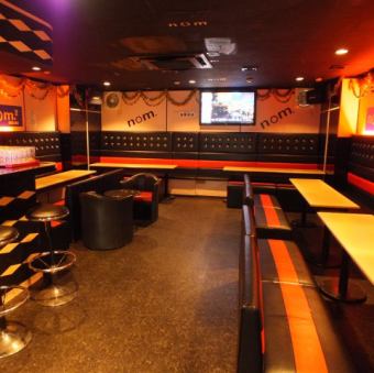 地域最大級の400名様まで貸切OK！プロジェクターや大型スクリーン、マイクやDJブースのご利用もOK♪ご利用人数やご予算、ご利用日時などお気軽にお問い合わせ下さい♪新宿貸切　Party-Space nom2　～パーティースペース ノモツー～　
