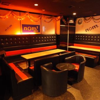 地域最大級の400名様まで貸切OK！プロジェクターや大型スクリーン、マイクやDJブースのご利用もOK♪ご利用人数やご予算、ご利用日時などお気軽にお問い合わせ下さい♪新宿貸切　Party-Space nom2　～パーティースペース ノモツー～　
