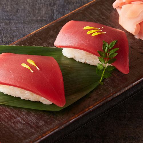 本マグロ赤身寿司（２貫）