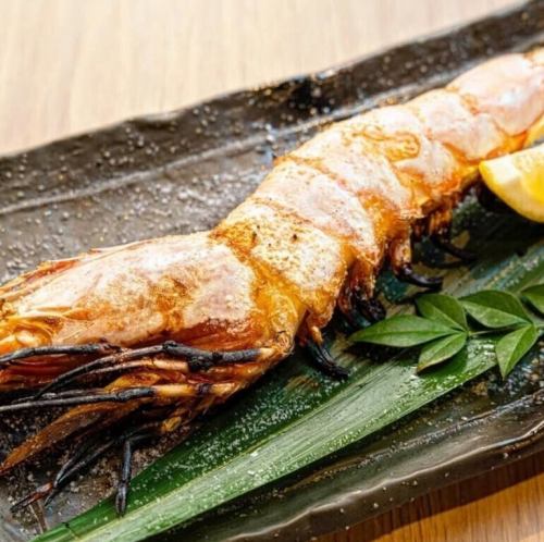 エビ鬼殻塩焼き