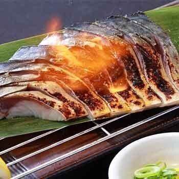 Grilled marinated mackerel