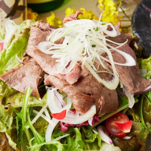 Wagyu roast beef salad