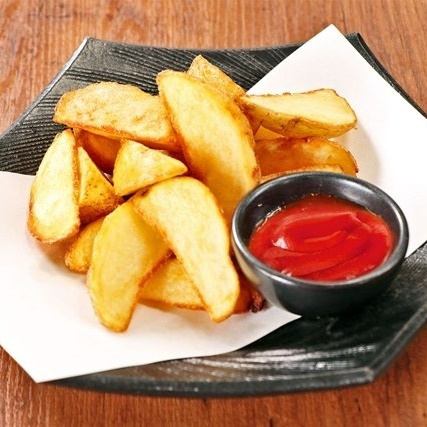 Cut potato fries