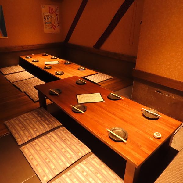 The sunken kotatsu seats are very popular and make you feel like you're at home! With plenty of leg space, you can forget about the fatigue of the day and enjoy a banquet or girls' night out ◎ 2-hour all-you-can-drink course is 3,000 yen (tax included) ~Various types available!