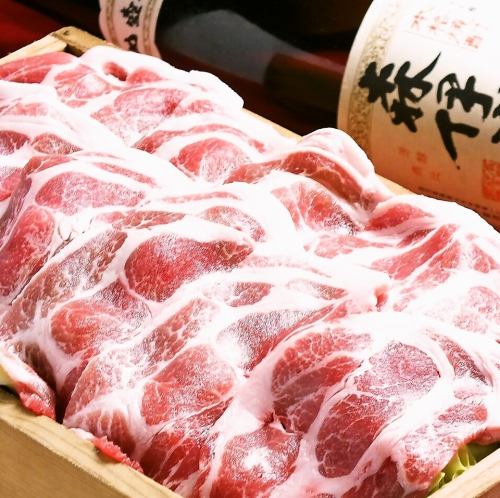 阿蘇美豚肩ロースの蒸籠蒸し