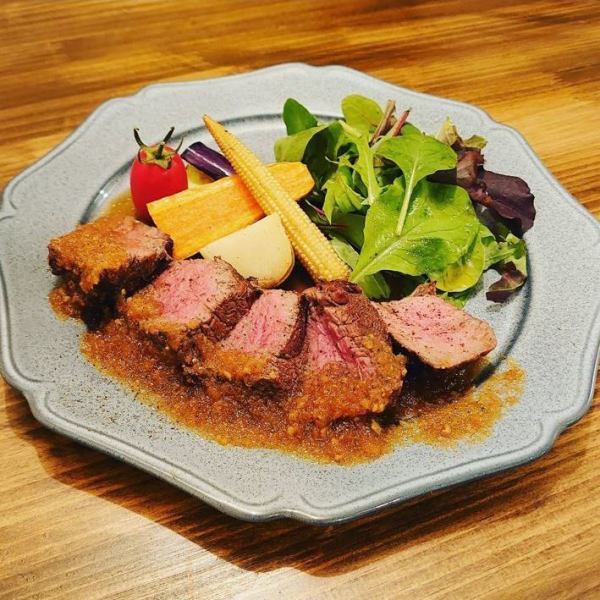 【ディナー限定】MYステーキ (Ｍ【めっちゃ】Ｙ【やわらかい】道産牛ヒレ肉カットステーキの略称)