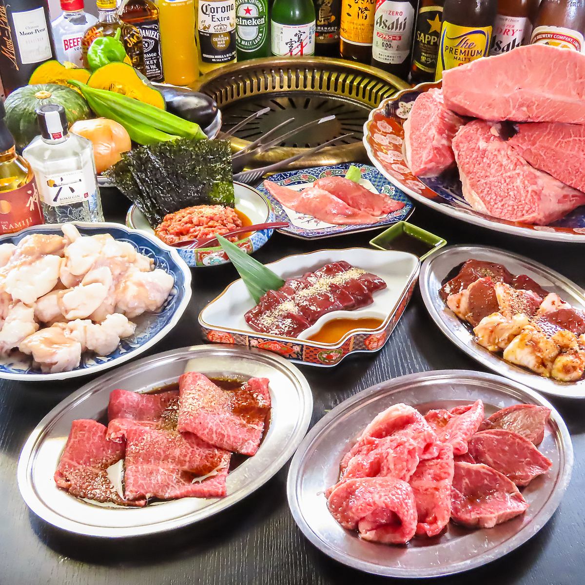 お座敷席あり◎質のいいお肉と低温調理をしたお料理が自慢の和牛焼肉