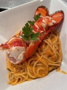 Luxury pasta with lobster