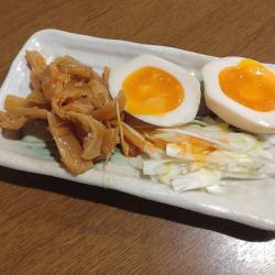 味玉と自家製メンマ