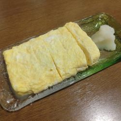 新鲜出炉的煎蛋卷