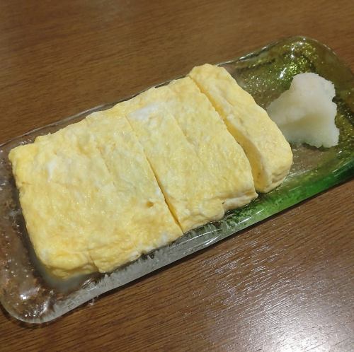 新鲜出炉的煎蛋卷