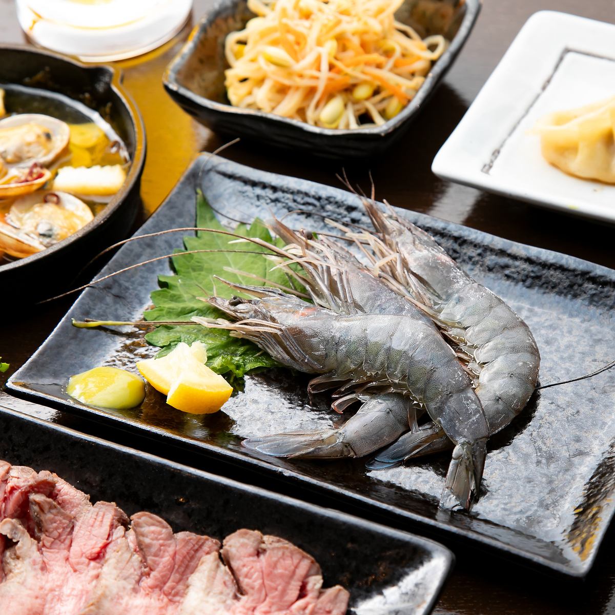 こだわりの天使のえびや海鮮料理もございます◎