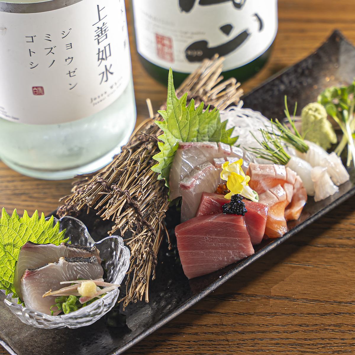 旬の鮮魚を使用した絶品お造り◎肉厚で濃厚な旨味!