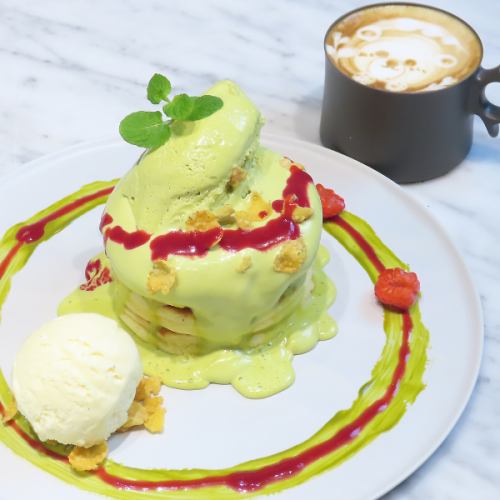 [Ginza store only] Pistachio pancakes