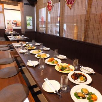 Ideal for banquets ♪ We have a digger seat where you can relax slowly.Up to about 20 people ◎