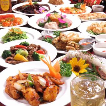 [All-you-can-eat & all-you-can-drink!!] 2 hours all-you-can-eat over 60 types & all-you-can-drink over 80 types 3500 yen (tax included)!!