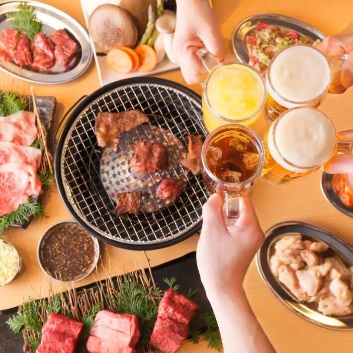 豊富なメニューに広々とした店内☆宴会にピッタリの環境をご用意