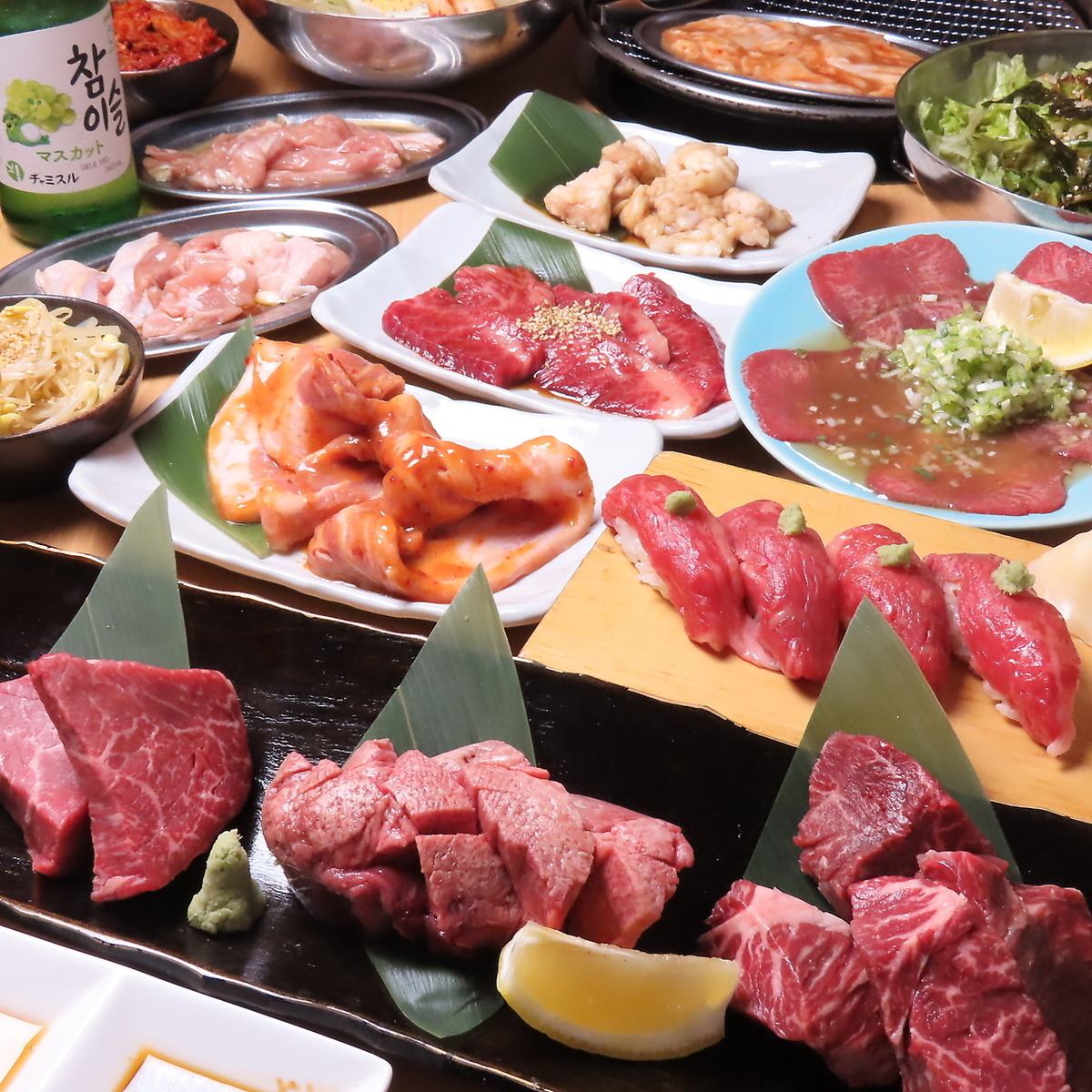 金沢で人気の焼肉店が小松にOPEN！各種ご宴会にお勧めの飲み放題付きコース6600円～
