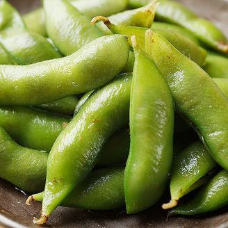 Pot-boiled edamame