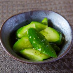 Salted cucumber